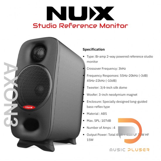 ลำโพงมอนิเตอร์ NUX AXON 3 Studio Reference Monitor ลำโพงมอนิเตอร์ NUX AXON 3 Studio Reference Monitor