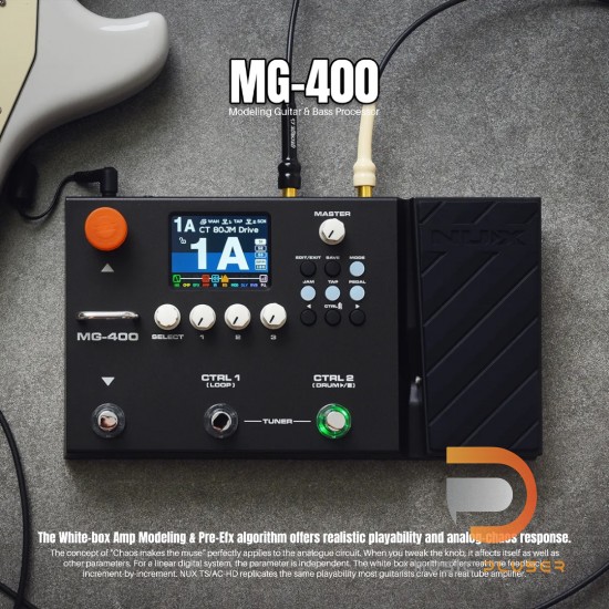 NUX MG-400 Modeling Guitar & Bass Processor