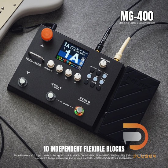 NUX MG-400 Modeling Guitar & Bass Processor