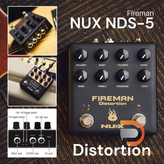 NUX NDS-5 Fireman Distortion (Verdugo Series)
