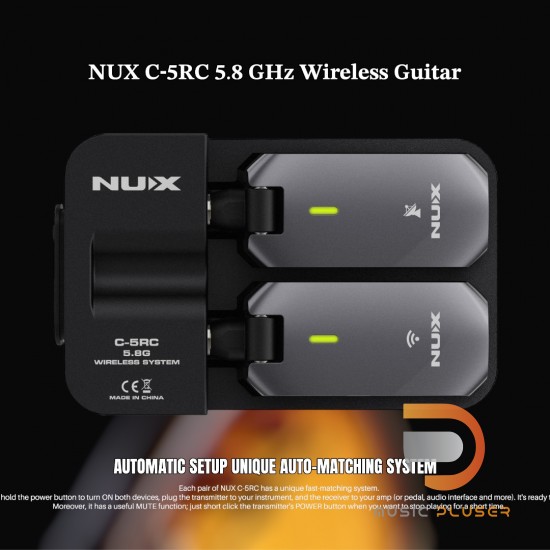 Nux C-5RC Wireless Guitar System 5.8Ghz