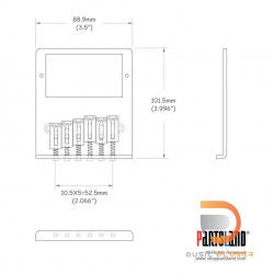 Partsland Tele Humbucker Bridge GTC301