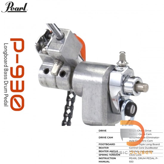 PEARL – P-930 Longboard Single Pedal PEARL – P-930 Longboard Single Pedal