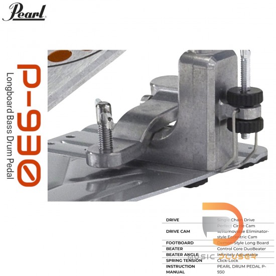 PEARL – P-930 Longboard Single Pedal PEARL – P-930 Longboard Single Pedal