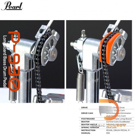 PEARL – P-930 Longboard Single Pedal PEARL – P-930 Longboard Single Pedal