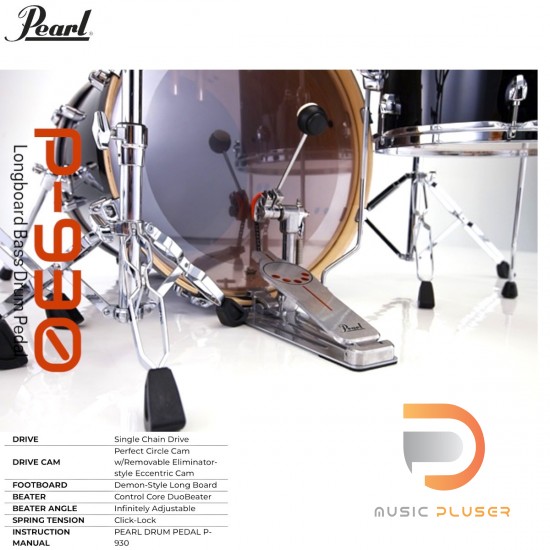 PEARL – P-930 Longboard Single Pedal PEARL – P-930 Longboard Single Pedal