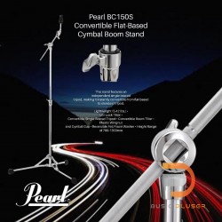 Pearl BC150S Convertible Flat-Based Cymbal Boom Stand