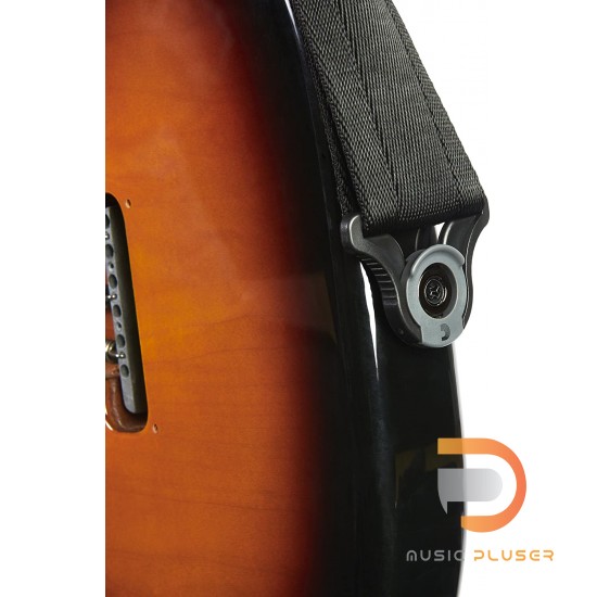 Planet Waves Auto Lock Guitar Strap (Black Padded)