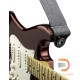 Planet Waves Auto Lock Guitar Strap (Metal Grey)