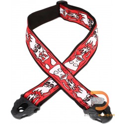 Planet Waves Guitar Strap (JS -Paisley Red)