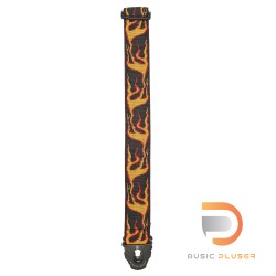 Planet Waves Lock Guitar Strap 50PLA01 Flames