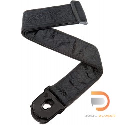 Planet Waves Lock Guitar Strap 50PLB01 Black Satin