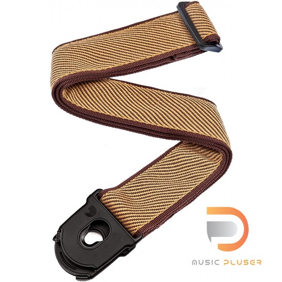 Planet Waves Lock Guitar Strap 50PLB06 Tweed