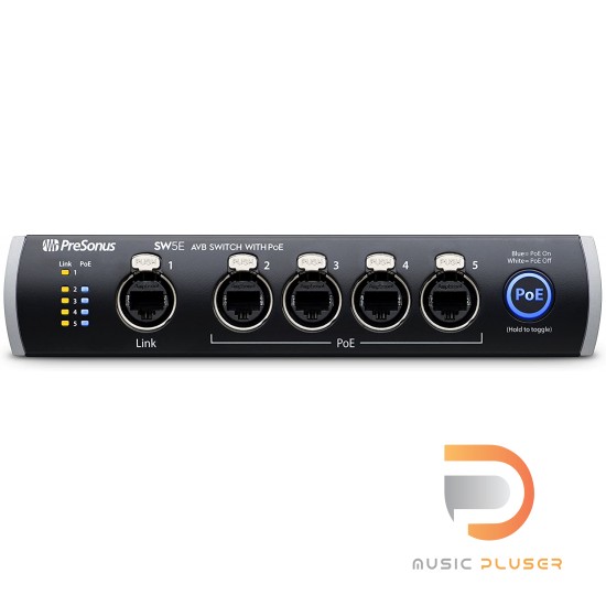 PreSonus SW5E 5-port AVB switch with PoE PreSonus SW5E 5-port AVB switch with PoE
