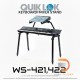 ขาวางคีย์บอร์ดและมิกเซอร์ขนาดเล็ก QuikLok WS-421 KEYBOARD/MIXER STAND