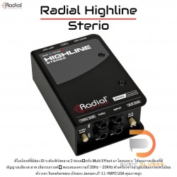 Radial Highline Stereo Passive Line Isolator
