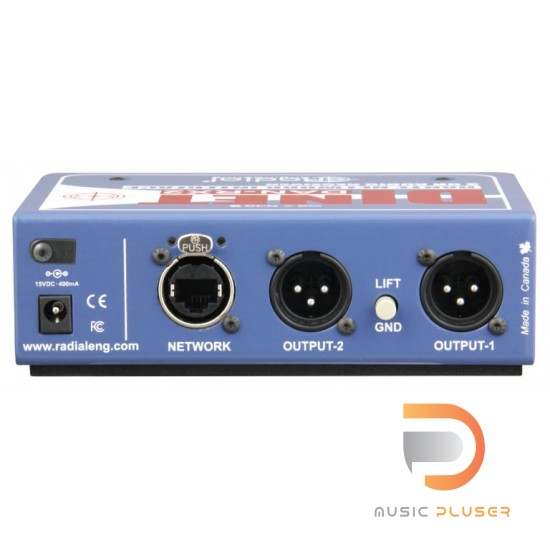 Radial Dinet Dan-RX 2-Channel Dante Network Receiver