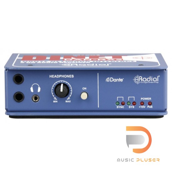 Radial Dinet Dan-RX 2-Channel Dante Network Receiver