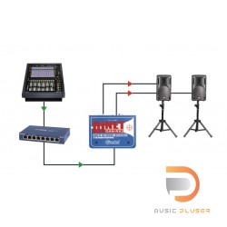 Radial Dinet Dan-RX 2-Channel Dante Network Receiver