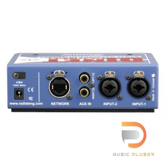 Radial Dinet Dan-TX 2-Channel Dante Network Transmitter Radial Dinet Dan-TX 2-Channel Dante Network Transmitter