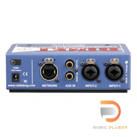 Radial Dinet Dan-TX 2-Channel Dante Network Transmitter