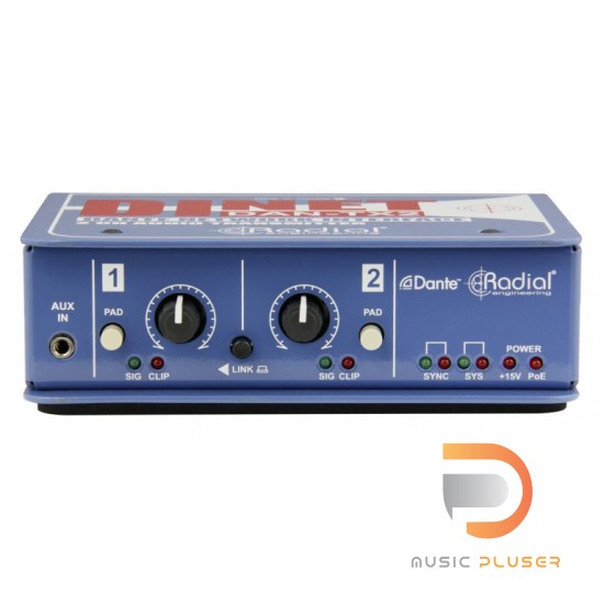 Radial Dinet Dan-TX 2-Channel Dante Network Transmitter Radial Dinet Dan-TX 2-Channel Dante Network Transmitter