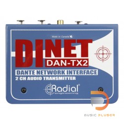 Radial Dinet Dan-TX 2-Channel Dante Network Transmitter