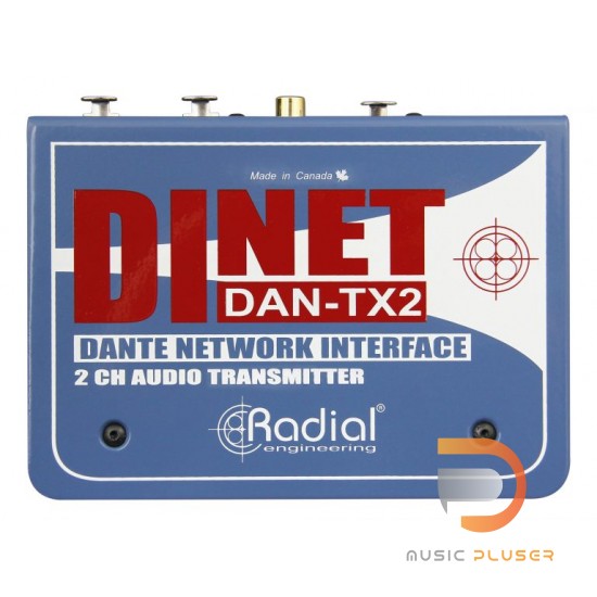 Radial Dinet Dan-TX 2-Channel Dante Network Transmitter Radial Dinet Dan-TX 2-Channel Dante Network Transmitter