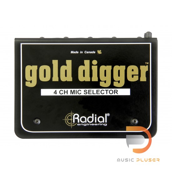 Radial Gold Digger 4-Channel Mic Selector Radial Gold Digger 4-Channel Mic Selector