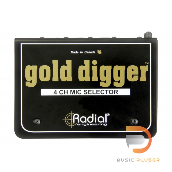 Radial Gold Digger 4-Channel Mic Selector