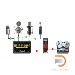 Radial Gold Digger 4-Channel Mic Selector