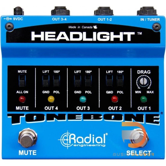 Radial Headlight Guitar Amp Selector