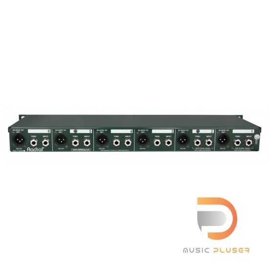 Radial JD6 Six-Channel Rackmount DI