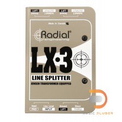 Radial LX-3 Passive Line-Level Splitter