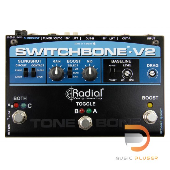 Radial Switchbone V2 Amp Switcher & Booster Radial Switchbone V2 Amp Switcher & Booster