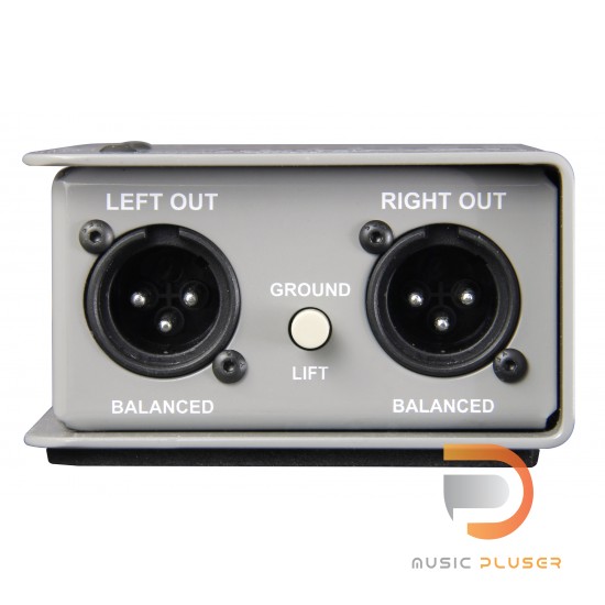 Radial Trim-Two Stereo DI with Level Control Radial Trim-Two Stereo DI with Level Control