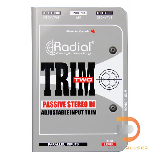 Radial Trim-Two Stereo DI with Level Control Radial Trim-Two Stereo DI with Level Control