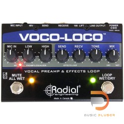 Radial Voco-Loco Effects Switcher for Voice or Instrument