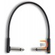 RockBoard Flat Patch Cable Black 20 CM