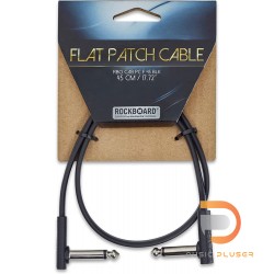 RockBoard Flat Patch Cable Black 45 CM