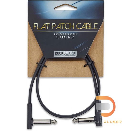 RockBoard Flat Patch Cable Black 45 CM