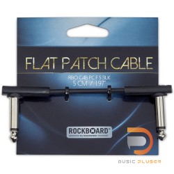 RockBoard Flat Patch Cable Black 5 CM