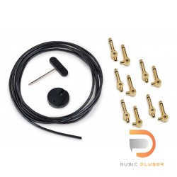 RockBoard PatchWorks Solderless Patch Cable Set Gold