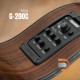 กีต้าร์โปร่งไฟฟ้า SAGA รุ่น G200C ( Solid Top ) กีต้าร์โปร่งไฟฟ้า SAGA รุ่น G200C ( Solid Top )