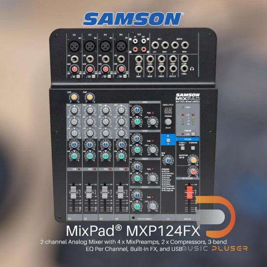 Samson : MixPad® MXP124FX Samson : MixPad® MXP124FX