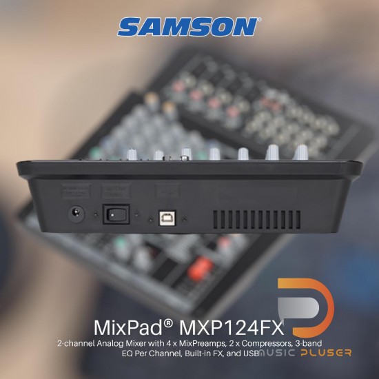 Samson : MixPad® MXP124FX Samson : MixPad® MXP124FX