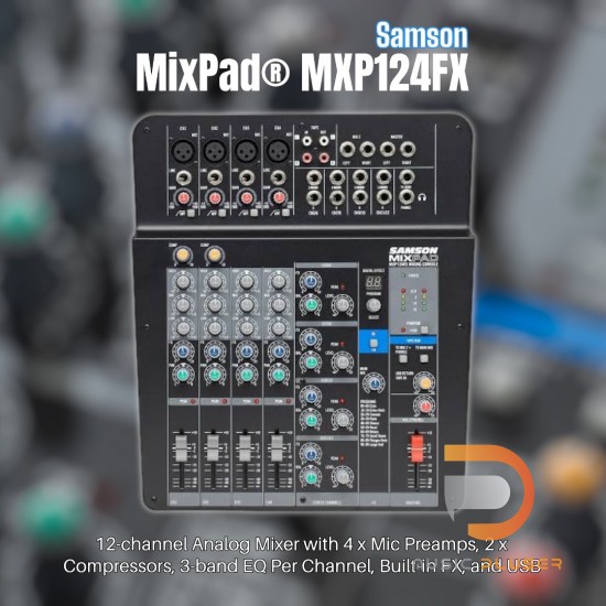 Samson : MixPad® MXP124FX