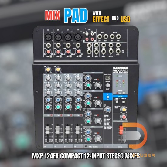 Samson : MixPad® MXP124FX Samson : MixPad® MXP124FX