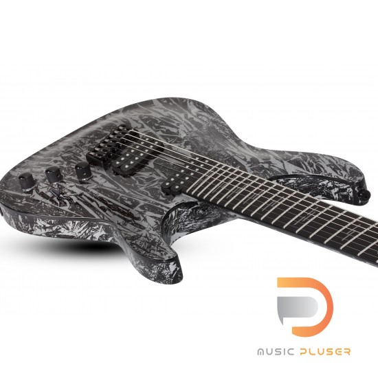 Schecter C-7 Multiscale Silver Mountain