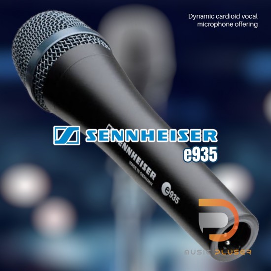 Sennheiser Dynamic Microphone ไมค์รุ่นยอดนิยมรับสัญญาณได้ดีเยี่ยม ตอบสนองความถี่แม่นยำของแท้ 100%